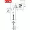 Ryobi CRO180M Spare Parts List Type: 5133000084